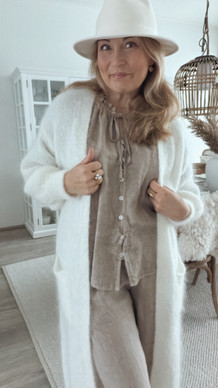 OFELIA NEULETAKKI LUONNONVALKOINEN