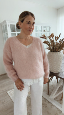 LOVELY KID MOHAIR KNIT OLD ROSE
