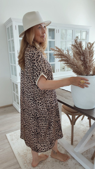 CHARLIZE LEO VISCOSE DRESS