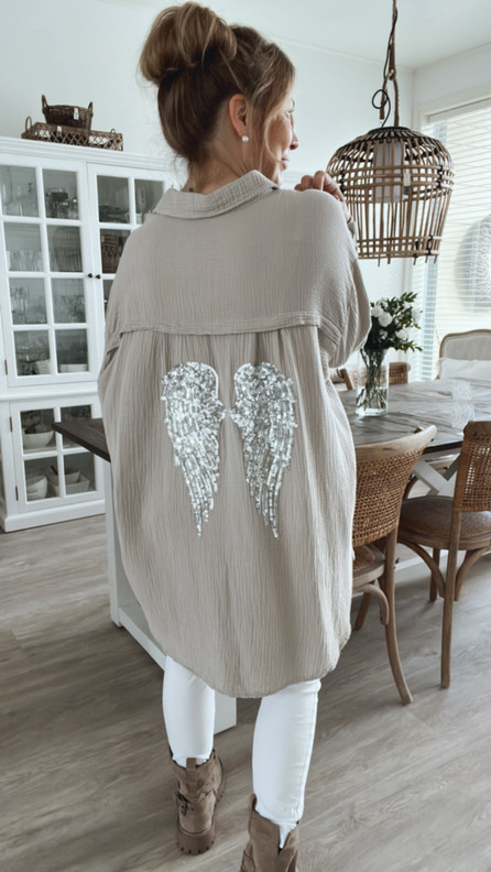 WINGS PUUVILLAPAITA BEIGE PLUS KOKO