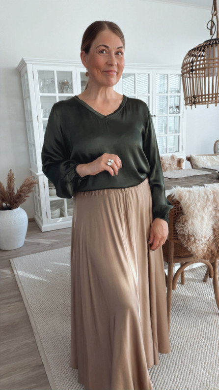 CHLOE SATIINIPUSERO KHAKI