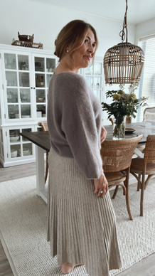 EMMY MOHAIRNEULETAKKI TAUPE