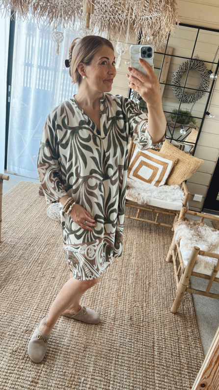 MARIETTA VISKOOSIMEKKO KHAKI