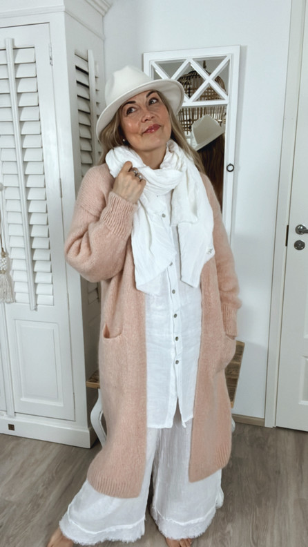 OFELIA NEULETAKKI ROOSA