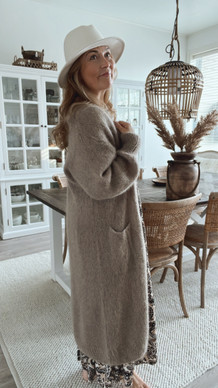 OFELIA NEULETAKKI TAUPE