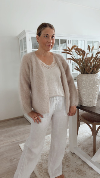 SYLVIE KID MOHAIRNEULETAKKI VAALEA BEIGE