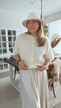 FLORENCIA KID MOHAIR CARDIGAN OFF WHITE