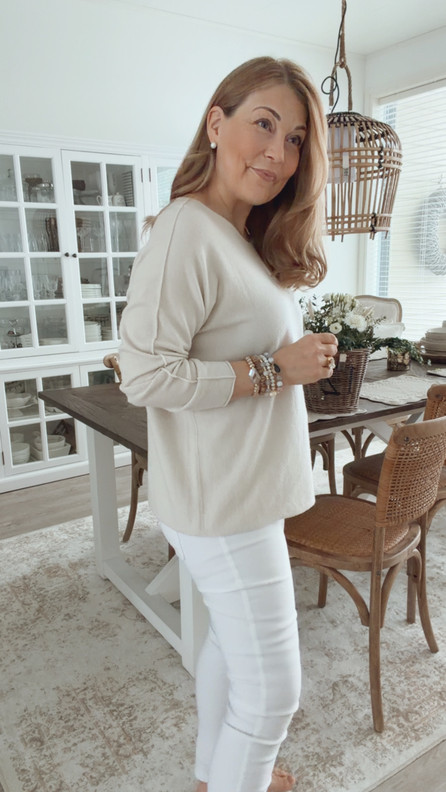 HALETTE VISKOOSINEULE VENEPÄÄNTIELLÄ BEIGE