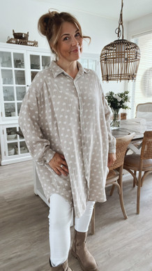 SYDÄN PUUVILLAPAITA BEIGE PLUS KOKO