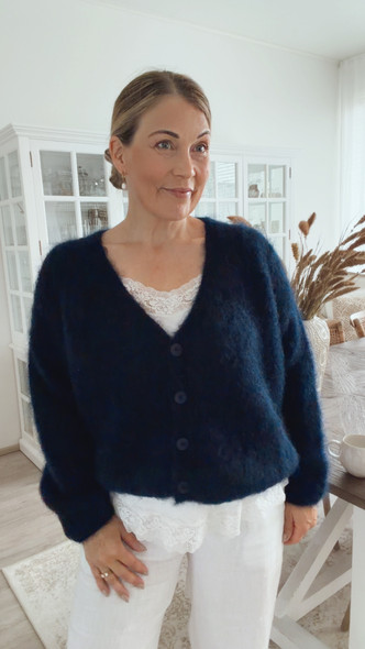 MARLA KID MOHAIRNEULETAKKI NAVY