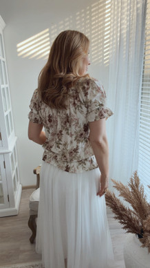 MARICELA VISCOSE BLOUSE TAUPE