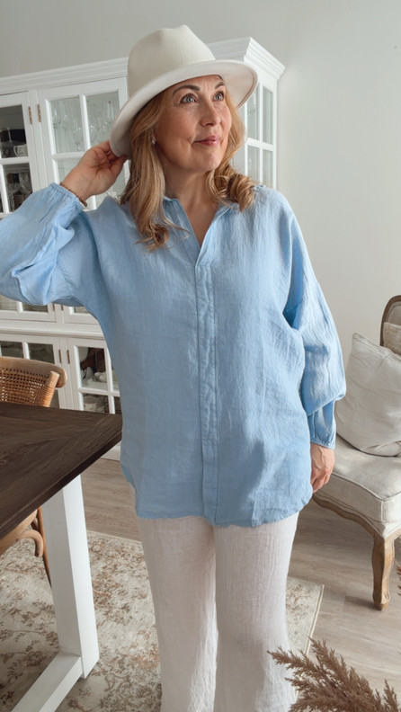 NORA PELLAVATUNIKA TAIVAANSININEN