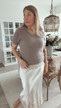 FRANCISCA MOHAIR KNIT TAUPE