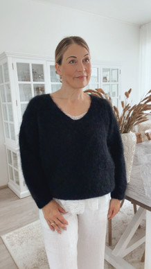 LOVELY KID MOHAIR KNIT BLACK
