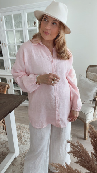 NORA PELLAVATUNIKA VAALEA ROOSA