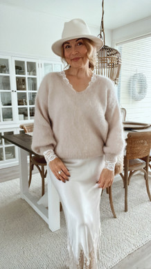 KELLY SATIINIHAME PITSILLÄ BEIGE