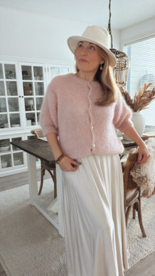 FLORENCIA MOHAIRNEULETAKKI VANHA ROOSA