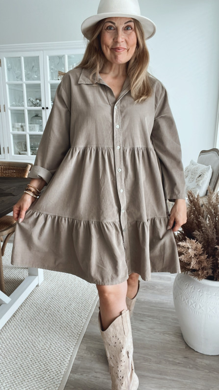 INES VAKOSAMETTIMEKKO TAUPE