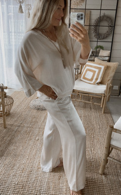 NOMA SATIN PANTS BEIGE