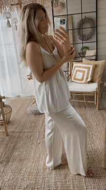 DOVE TOP VISCOSE CREPE BEIGE