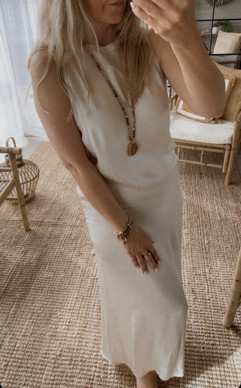 SIBEL SATIINIMEKKO BEIGE