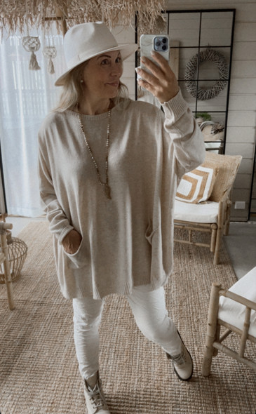 BARBARA WOOL KNIT BEIGE