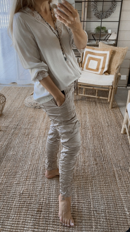 CARA JOGGERIT BEIGE