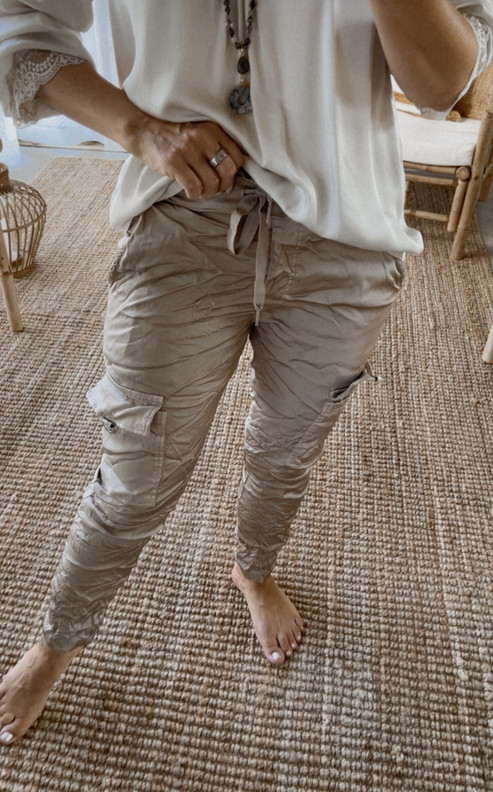 CARA JOGGERIT BEIGE