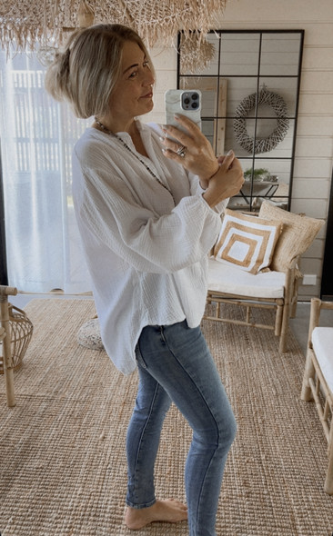 NERISSA PUUVILLAPUSERO VALKOINEN