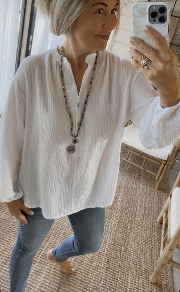 NERISSA PUUVILLAPUSERO VALKOINEN