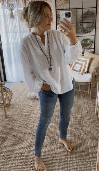 NERISSA PUUVILLAPUSERO VALKOINEN