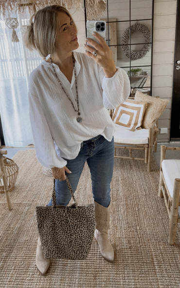 NERISSA PUUVILLAPUSERO VALKOINEN