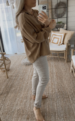 MARIANNE COTTIN SHIRT CAMEL