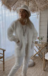 FRIDA KID MOHAIR CARDIGAN OFF WHITE