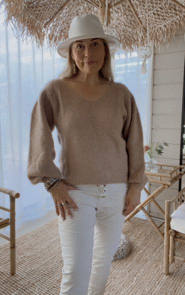 SERAFIA ALPAKKANEULE KAMELI