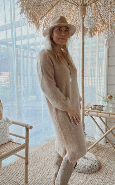 JOSEPHINE ALPAKKANEULEMEKKO KAMELI