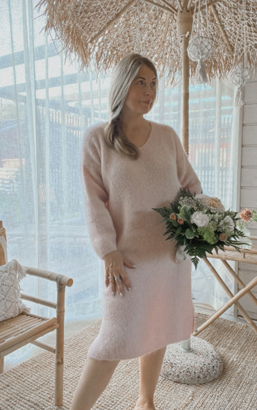 JOSEPHINE ALPAKKANEULEMEKKO ROOSA