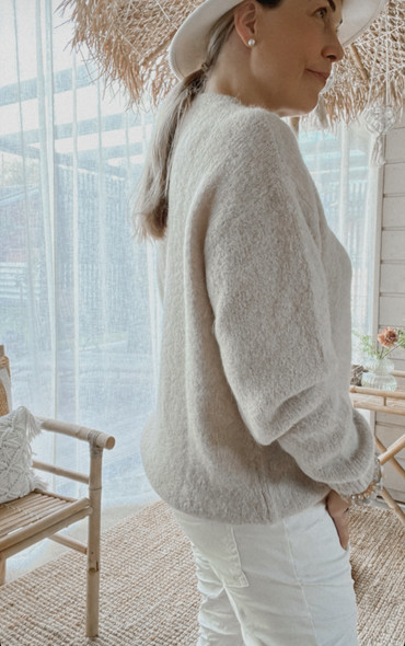 ADINE ALPAKKANEULE BEIGE