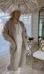 SCARLETT KID MOHAIR CARDIGAN BEIGE