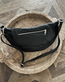 CROSSBODY NAHKALAUKKU XL MUSTA