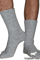 VILLASUKAT, mel.harmaa, miesten