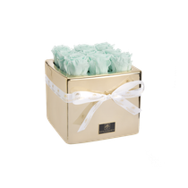 S - Ceramic square rosebox