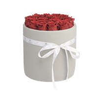 ML - Betoninen pyöreä ruusuboksi