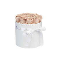 S - Ceramic round rosebox