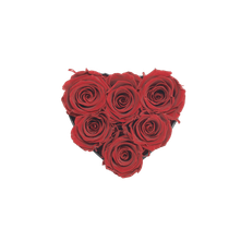 S - Heart rosebox(red roses)