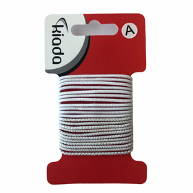 Ohuet hiuslenkit, valkoinen