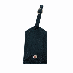 Matkalaukkutägi, musta glitteri