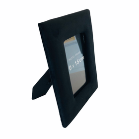 Valokuvakehys, musta sametti