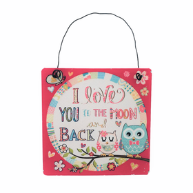 Kyltti, I love you to the moon and back