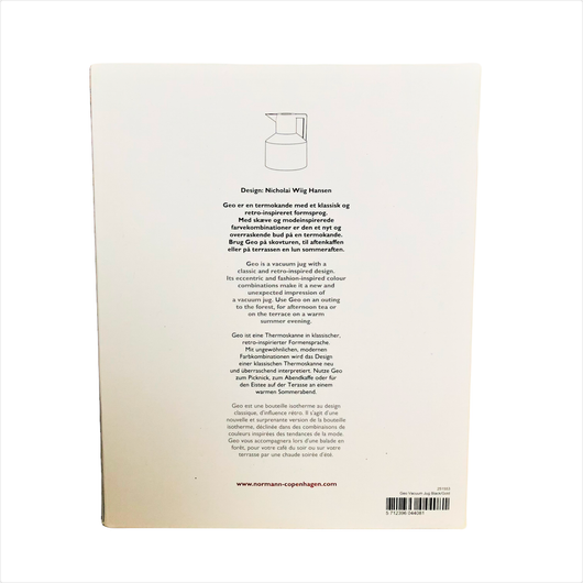Termoskannu, Normann Copenhagen - musta